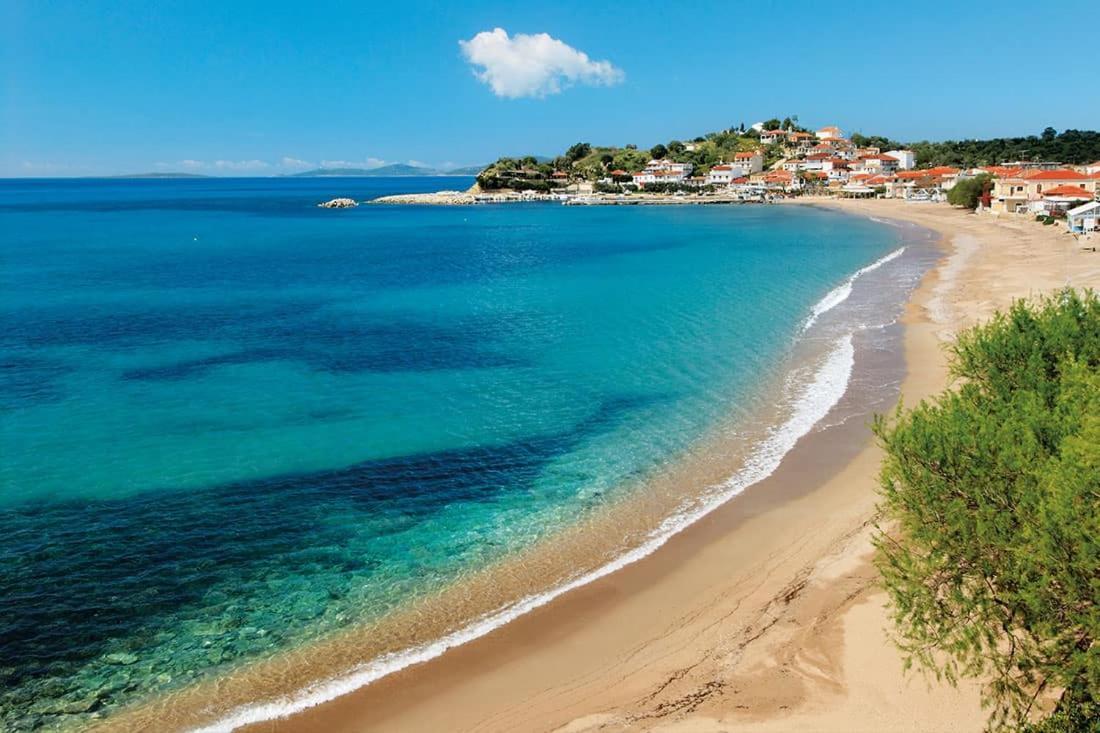 Venus Villa With Private Pool, 2Min To The Beach Finikounta Buitenkant foto